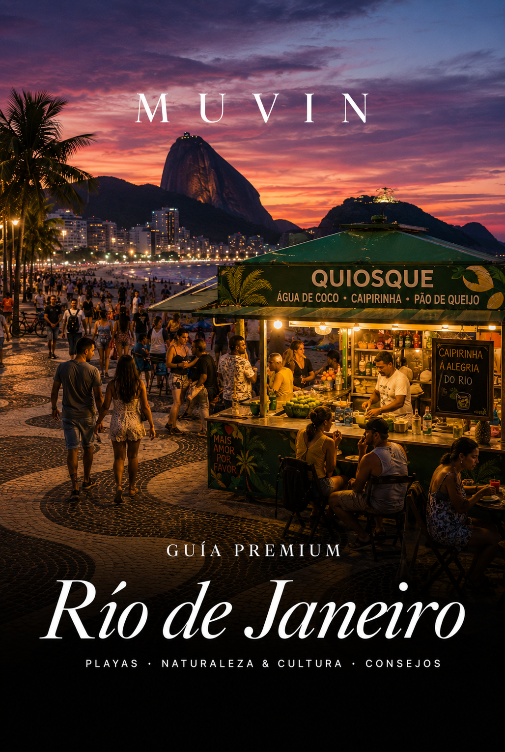 Guía de viaje Río de Janeiro 2026 en PDF de Muvin: playas y Cristo Redentor