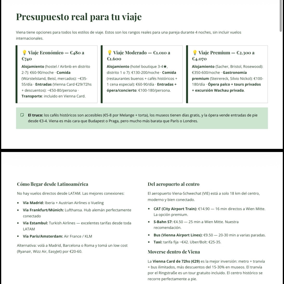 🎻 Guía Premium Viena 2026 | Itinerarios, Cultura y Experiencia Imperial