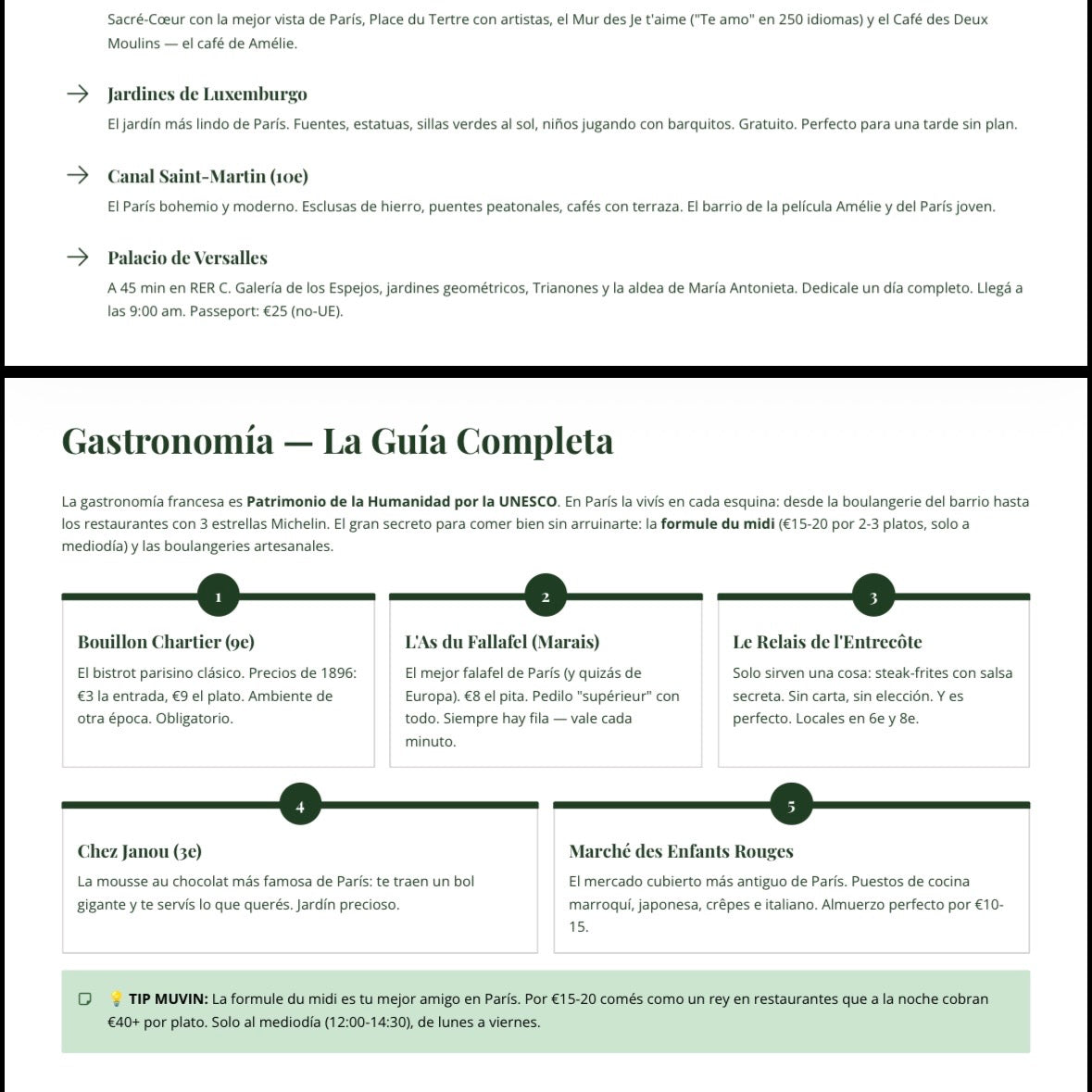 🗼 Guía Premium París 2026 | Itinerarios, Gastronomía y Experiencia Completa