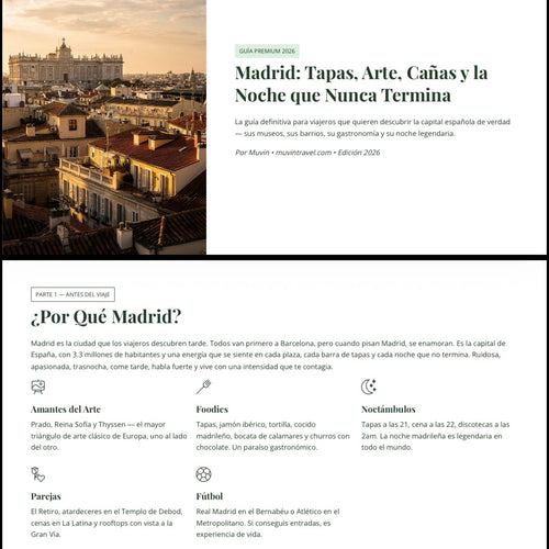 Guía de Madrid 2026: itinerarios de 3, 5 y 7 días