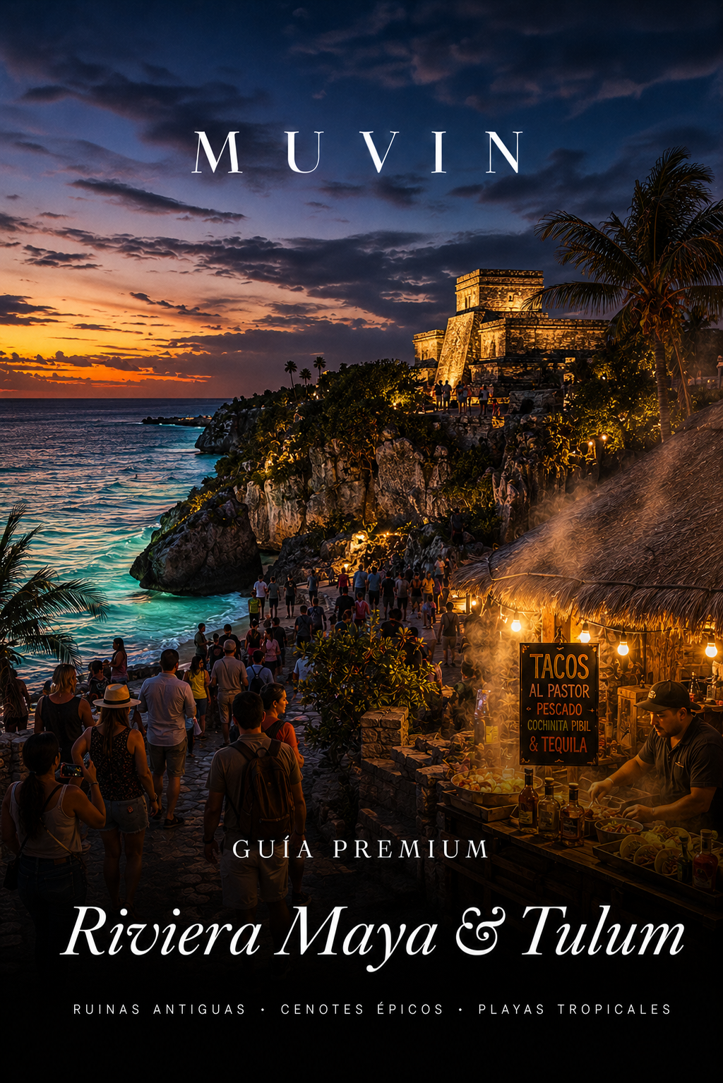 Guía de viaje de Riviera Maya y Tulum 2026 en PDF con cenotes y playas