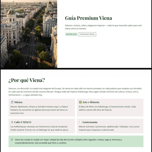 Guía de Viena 2026: itinerario día por día