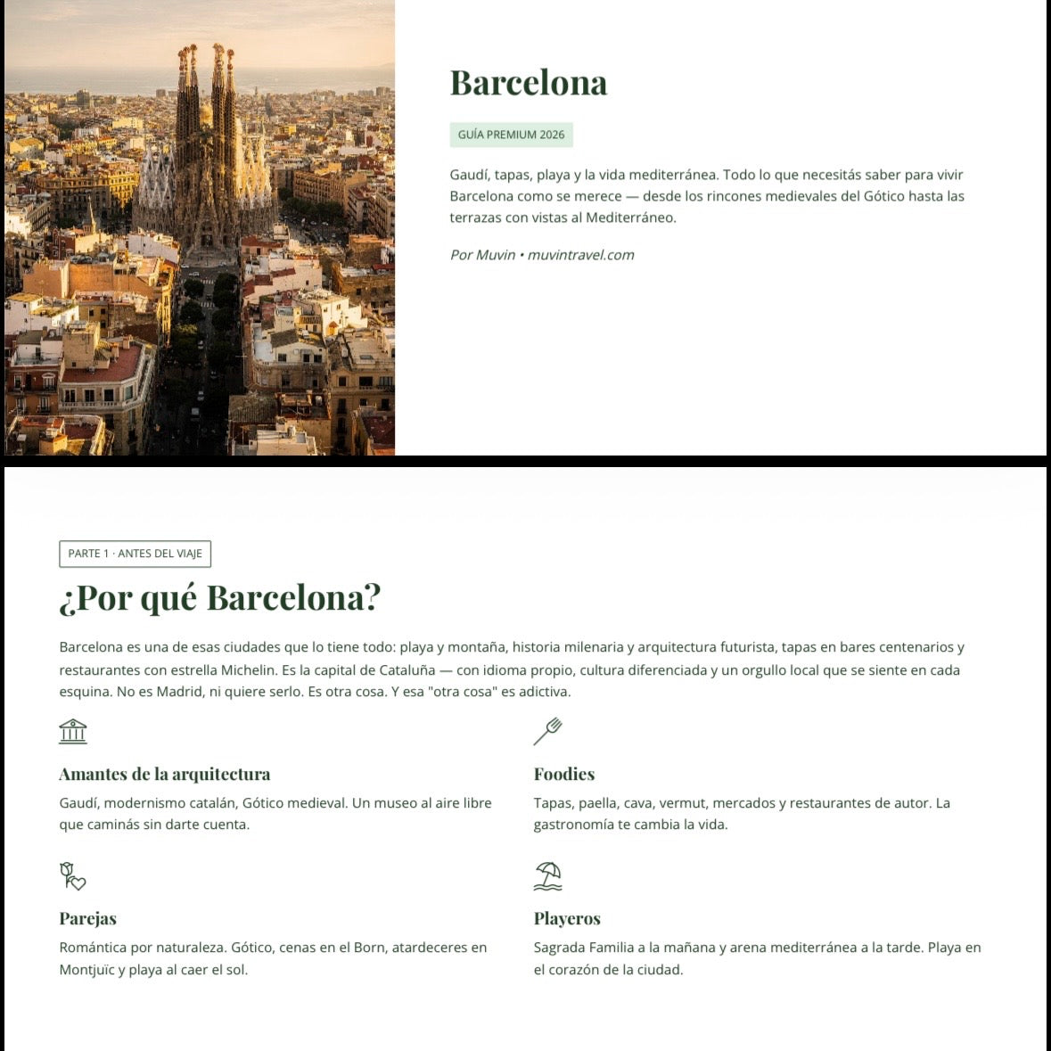 🏙️ Guía Premium Barcelona 2026 | Itinerarios, Qué Ver, Dónde Comer y Consejos de Viaje