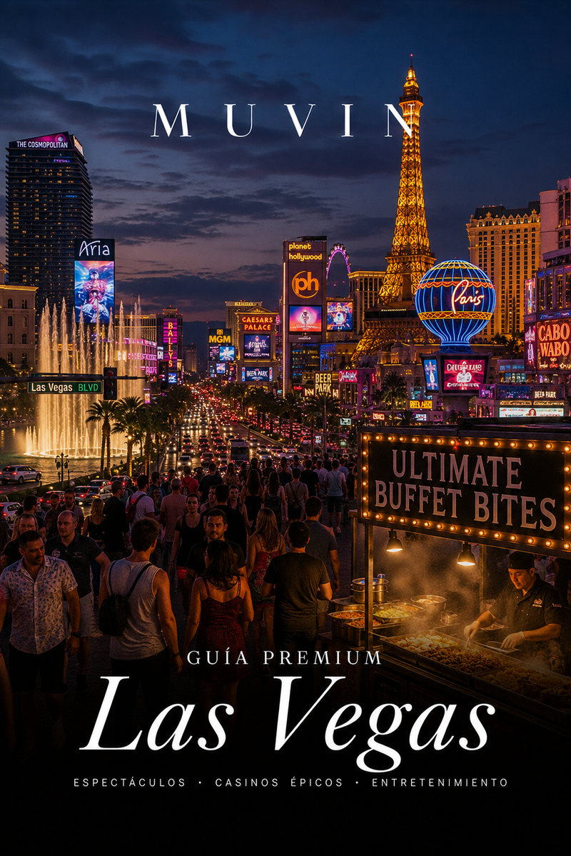 🎰 Guía Premium Las Vegas 2026 | Itinerarios, Qué Ver, Dónde Comer y Consejos de Viaje