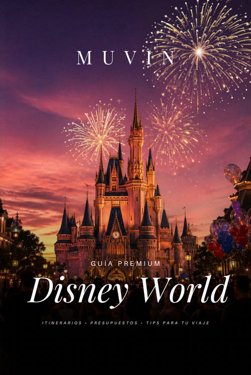 Guía de viaje Disney World Orlando 2026 en PDF de Muvin: portada
