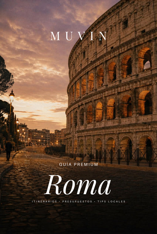 Guía de viaje Roma 2026 en PDF de Muvin: portada