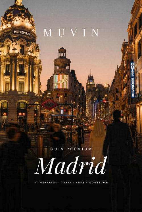 Guía de viaje Madrid 2026 en PDF de Muvin: portada