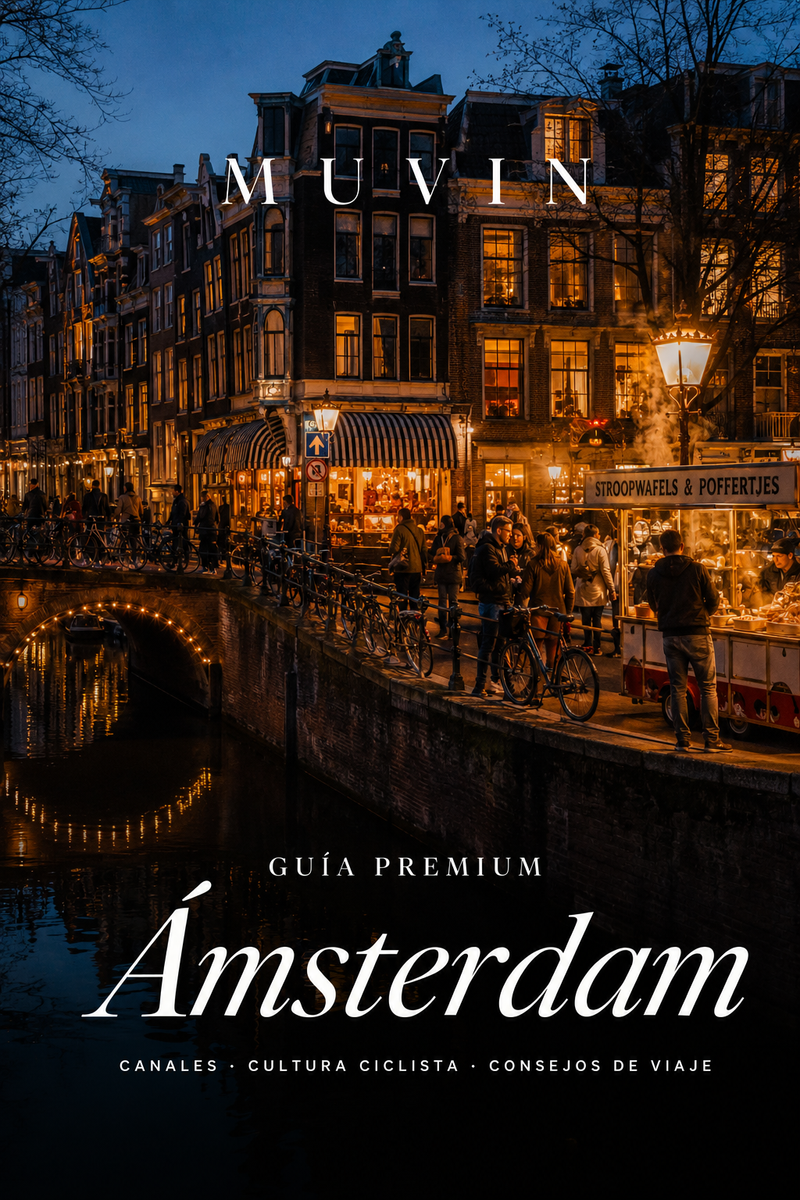🌷 Guía Premium Ámsterdam 2026 | Itinerarios, Qué Ver, Dónde Comer y Consejos de Viaje
