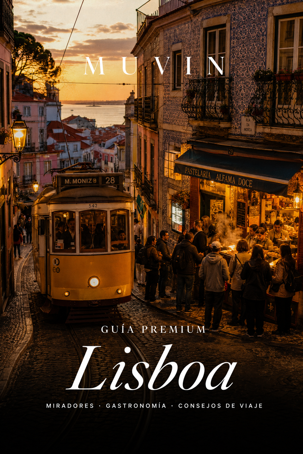 Guía de viaje Lisboa 2026 en PDF de Muvin: portada