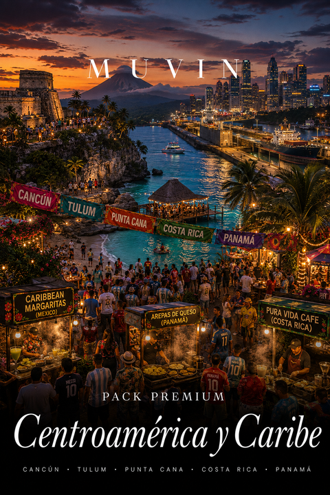Pack de guías de viaje 🌴 Pack Centroamérica y Caribe