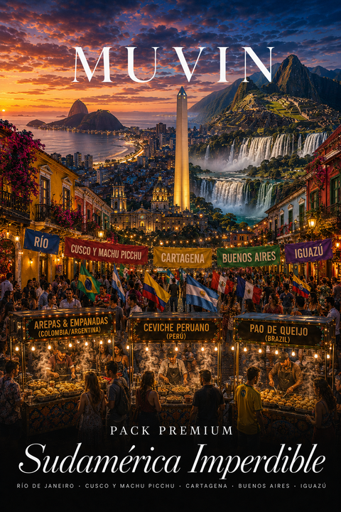 Pack de guías de viaje 🌎 Pack Sudamérica Imperdible